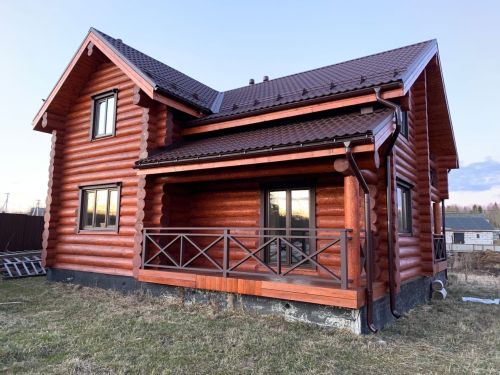 дом рубленое бревно