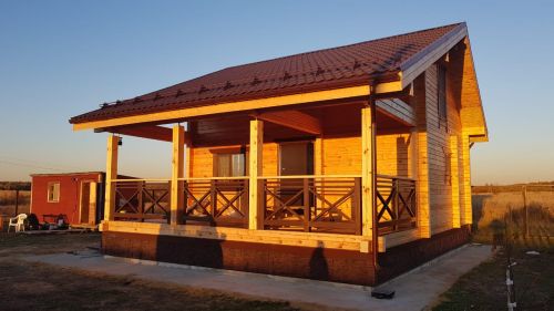 Бани из профилированного бруса