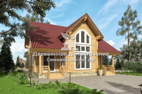 Проекты домов из профилированного бруса под ключ